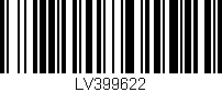 Código de barras (EAN, GTIN, SKU, ISBN): 'LV399622'