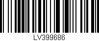 Código de barras (EAN, GTIN, SKU, ISBN): 'LV399686'