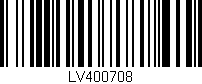 Código de barras (EAN, GTIN, SKU, ISBN): 'LV400708'
