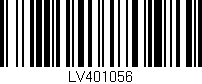 Código de barras (EAN, GTIN, SKU, ISBN): 'LV401056'