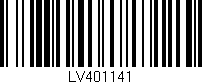 Código de barras (EAN, GTIN, SKU, ISBN): 'LV401141'