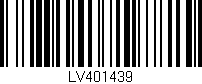 Código de barras (EAN, GTIN, SKU, ISBN): 'LV401439'