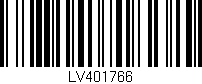 Código de barras (EAN, GTIN, SKU, ISBN): 'LV401766'