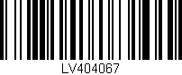 Código de barras (EAN, GTIN, SKU, ISBN): 'LV404067'