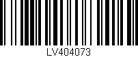 Código de barras (EAN, GTIN, SKU, ISBN): 'LV404073'