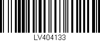 Código de barras (EAN, GTIN, SKU, ISBN): 'LV404133'