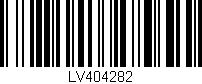 Código de barras (EAN, GTIN, SKU, ISBN): 'LV404282'