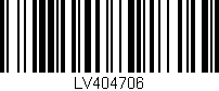 Código de barras (EAN, GTIN, SKU, ISBN): 'LV404706'