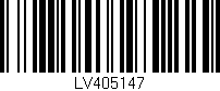 Código de barras (EAN, GTIN, SKU, ISBN): 'LV405147'