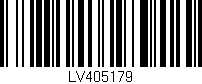 Código de barras (EAN, GTIN, SKU, ISBN): 'LV405179'
