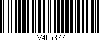 Código de barras (EAN, GTIN, SKU, ISBN): 'LV405377'