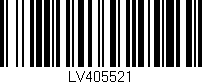 Código de barras (EAN, GTIN, SKU, ISBN): 'LV405521'