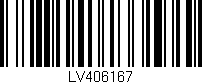 Código de barras (EAN, GTIN, SKU, ISBN): 'LV406167'