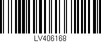 Código de barras (EAN, GTIN, SKU, ISBN): 'LV406168'