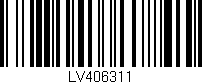 Código de barras (EAN, GTIN, SKU, ISBN): 'LV406311'