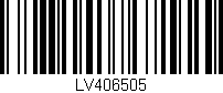 Código de barras (EAN, GTIN, SKU, ISBN): 'LV406505'