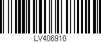 Código de barras (EAN, GTIN, SKU, ISBN): 'LV406910'