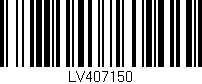 Código de barras (EAN, GTIN, SKU, ISBN): 'LV407150'