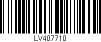 Código de barras (EAN, GTIN, SKU, ISBN): 'LV407710'
