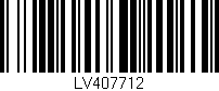 Código de barras (EAN, GTIN, SKU, ISBN): 'LV407712'