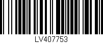 Código de barras (EAN, GTIN, SKU, ISBN): 'LV407753'