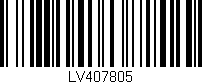 Código de barras (EAN, GTIN, SKU, ISBN): 'LV407805'