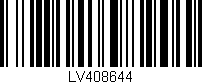 Código de barras (EAN, GTIN, SKU, ISBN): 'LV408644'