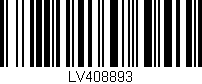 Código de barras (EAN, GTIN, SKU, ISBN): 'LV408893'