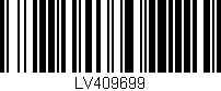 Código de barras (EAN, GTIN, SKU, ISBN): 'LV409699'