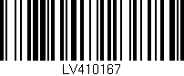 Código de barras (EAN, GTIN, SKU, ISBN): 'LV410167'