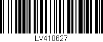 Código de barras (EAN, GTIN, SKU, ISBN): 'LV410627'