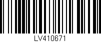 Código de barras (EAN, GTIN, SKU, ISBN): 'LV410671'