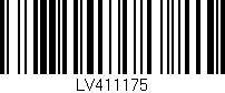 Código de barras (EAN, GTIN, SKU, ISBN): 'LV411175'