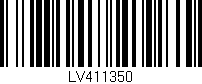 Código de barras (EAN, GTIN, SKU, ISBN): 'LV411350'