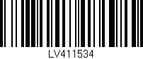 Código de barras (EAN, GTIN, SKU, ISBN): 'LV411534'