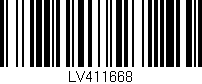 Código de barras (EAN, GTIN, SKU, ISBN): 'LV411668'