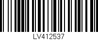 Código de barras (EAN, GTIN, SKU, ISBN): 'LV412537'
