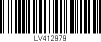 Código de barras (EAN, GTIN, SKU, ISBN): 'LV412979'
