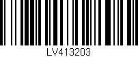 Código de barras (EAN, GTIN, SKU, ISBN): 'LV413203'