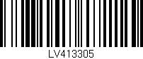 Código de barras (EAN, GTIN, SKU, ISBN): 'LV413305'