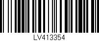 Código de barras (EAN, GTIN, SKU, ISBN): 'LV413354'