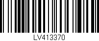 Código de barras (EAN, GTIN, SKU, ISBN): 'LV413370'