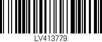 Código de barras (EAN, GTIN, SKU, ISBN): 'LV413779'