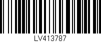 Código de barras (EAN, GTIN, SKU, ISBN): 'LV413787'