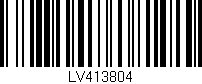 Código de barras (EAN, GTIN, SKU, ISBN): 'LV413804'