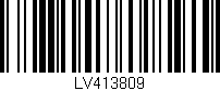 Código de barras (EAN, GTIN, SKU, ISBN): 'LV413809'