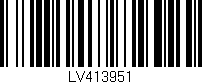 Código de barras (EAN, GTIN, SKU, ISBN): 'LV413951'