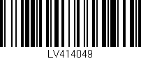 Código de barras (EAN, GTIN, SKU, ISBN): 'LV414049'