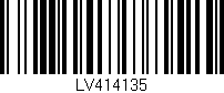 Código de barras (EAN, GTIN, SKU, ISBN): 'LV414135'