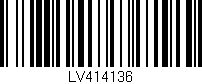 Código de barras (EAN, GTIN, SKU, ISBN): 'LV414136'